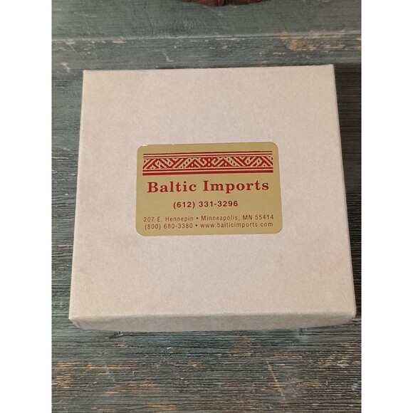 Russian Birch Bark Barrette Moon Sun Made In Siberia New - Picture 6 of 7